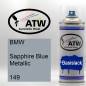 Preview: BMW, Sapphire Blue Metallic, 149: 400ml Sprühdose, von ATW Autoteile West.